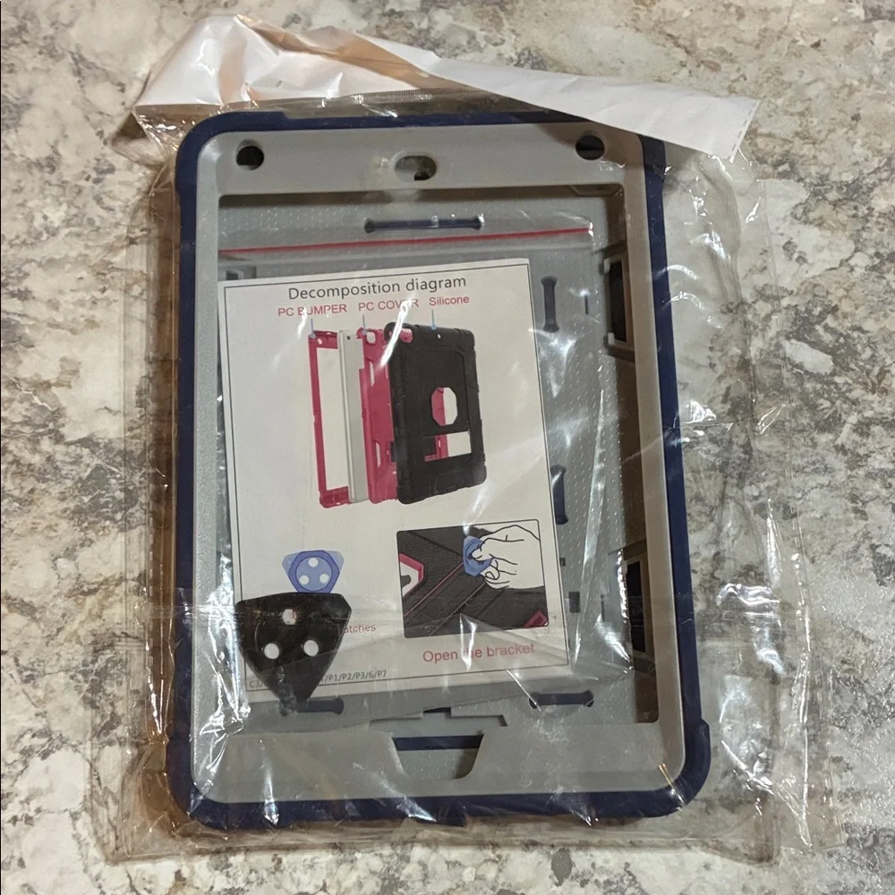 iPad mini 5 Red and Blue Tablet Cases